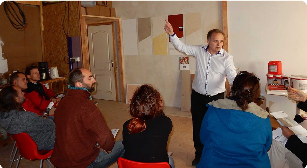 Présentation des peintures minérales Keim